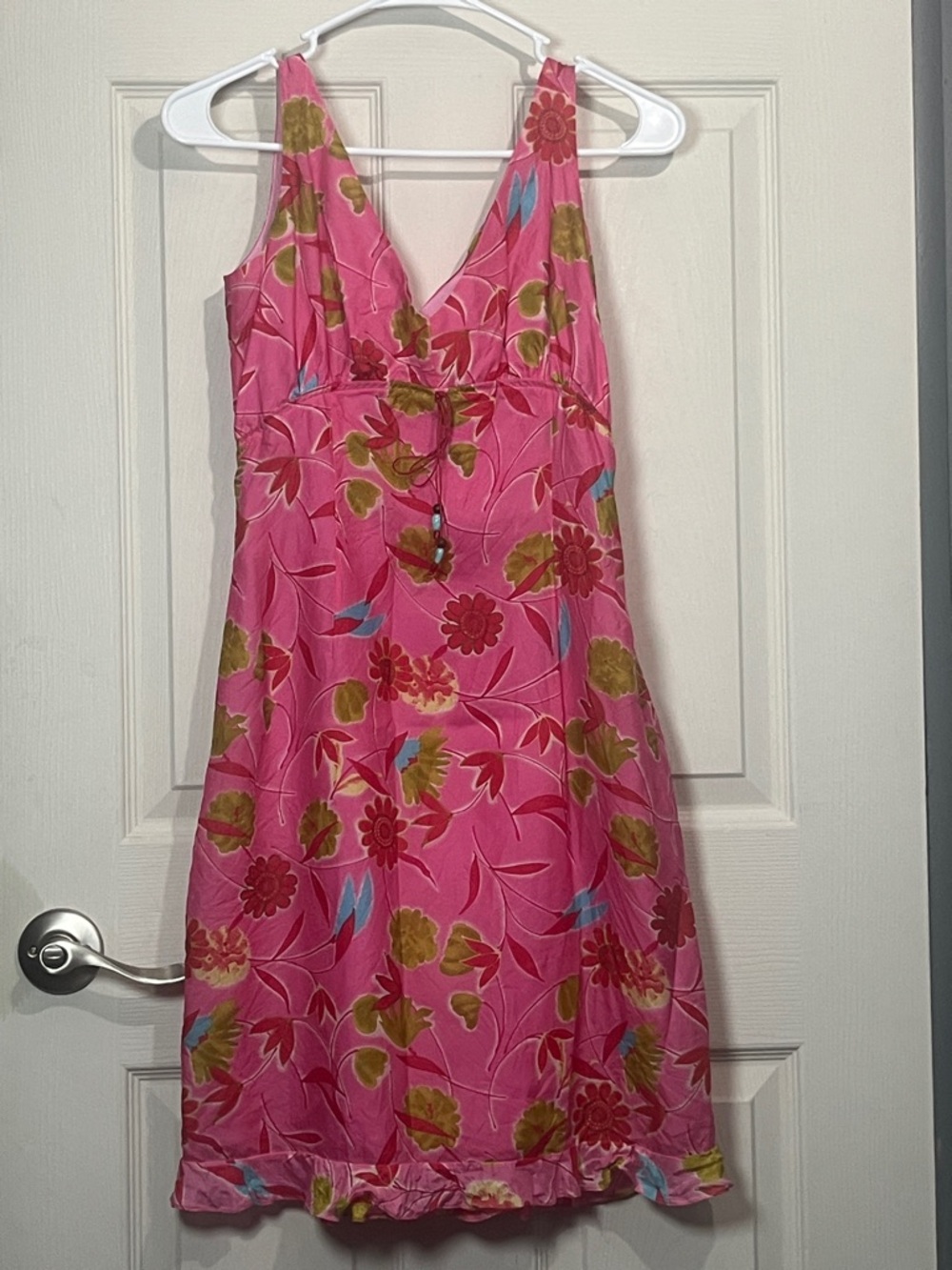 Tahari Pink Floral Mini Dress